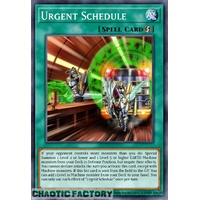 RA05-EN064 Urgent Schedule Ultimate Rare 1st Edition NM