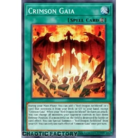 RA05-EN070 Crimson Gaia Platinum Rare 1st Edition NM