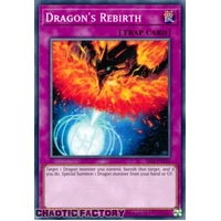 RA05-EN078 Dragon's Rebirth Platinum Rare 1st Edition NM