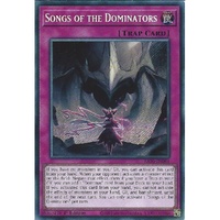 RA05-EN081 Songs of the Dominators Secret Rare 1st Edition NM