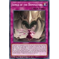 RA05-EN081 Songs of the Dominators Secret Rare 1st Edition NM