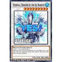 RA05-EN101 Trishula, Dragon of the Ice Barrier Starlight rare 1st Edition NM