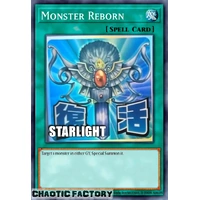 RA05-EN108 Monster Reborn Starlight rare 1st Edition NM