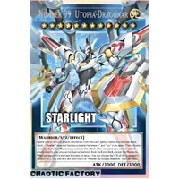 RA05-EN144 Number 99: Utopia Dragonar (extended art) Starlight rare 1st Edition NM