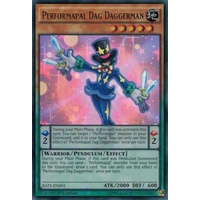 Performapal Dag Daggerman RATE-EN003 Ultra Rare 1st Edition NM