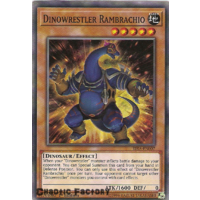 Yugioh RIRA-EN007 Dinowrestler Rambrachio Common 1st Edition NM