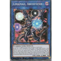 Yugioh RIRA-EN047 Linkmail Archfiend Super Rare 1st Edition NM
