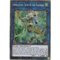 Yugioh RIRA-EN048 Apollousa, Bow of the Goddess Prismatic Secret Rare 1st Edition NM