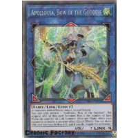 Yugioh RIRA-EN048 Apollousa, Bow of the Goddess Secret Rare 1st Edition NM