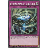Yugioh RIRA-EN077 Storm Dragon's Return Super Rare 1st Edition NM
