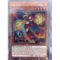 ROTA-EN098 Fire King Courtier Ulcanix Quarter Century Secret Rare 1st Edition NM