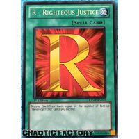 R - Righteous Justice - RYMP-EN025 - Secret Rare 1st Edition