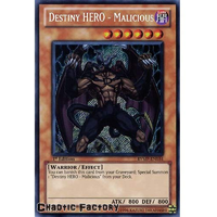 Destiny Hero - Malicious - RYMP-EN034 - Secret Rare 1st Edition NM