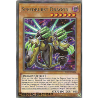 Yuigoh SAST-EN006 Speedburst Dragon Rare 1st Edition NM
