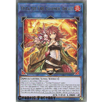 Yuigoh SAST-EN056 Hiita the Fire Charmer, Ablaze Rare 1st Edition NM