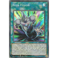Yuigoh SAST-EN060 Neos Fusion Super Rare 1st Edition NM