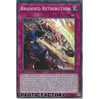 SDAZ-EN032 Branded Retribution Super Rare 1st Edition NM