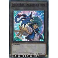 SDCB-EN048 Jesse and Ruby - Unleashing the Legend Super Rare 1st Edition NM