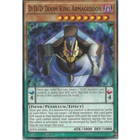 Yugioh SDPD-EN006 D/D/D Doom King Armageddon Common 1st Edition NM