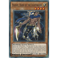 Yugioh SDRR-EN021 Raiden, Hand of the Lightsworn Common 1st Edtion NM