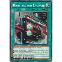 Yugioh SDRR-EN026 Boot Sector Launch Common 1st Edtion NM