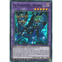 SDSH-EN047 El Shaddoll Winda (alternate art) Super Rare 1st Edtion NM