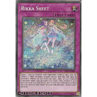 SESL-EN026 Rikka Sheet Secret Rare 1st Edition NM