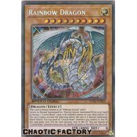 SGX1-ENF01 Rainbow Dragon Secret Rare 1st Edition NM