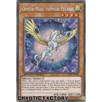 SGX1-ENF08 Crystal Beast Sapphire Pegasus Secret Rare 1st Edition NM