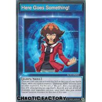 SGX1-ENS01 Here Goes Something! Common Skill Card 1st Edition NM