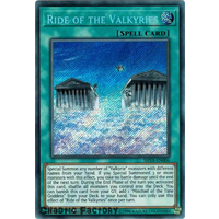 Yugioh - SHVA-EN006 - Ride of the Valkyries Secret Rare 1st Edition NM 