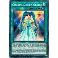 Yugioh - SHVA-EN008 - Goddess Skuld's Oracle Super Rare 1st Edition NM 