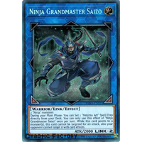 Yugioh - SHVA-EN011 - Ninja Grandmaster Saizo Secret Rare 1st Edition NM 