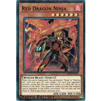 Yugioh - SHVA-EN025 - Red Dragon Ninja Super Rare 1st Edition NM 