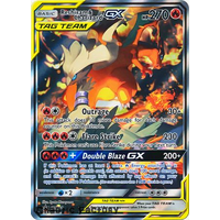 Pokemon TCG SM Promo - Reshiram & Charizard GX - SM201 NM