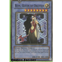 Yugioh Ruin, Queen of Oblivion - SOI-EN034 - Super Rare Unlimited NM