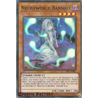 Yugioh SR07-EN002 Necroworld Banshee Super Rare 1st Edition NM