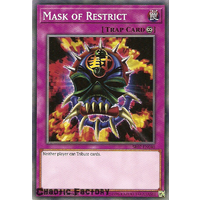 Yugioh SR07-EN040 Mask of Restrict Common 1st Edition NM