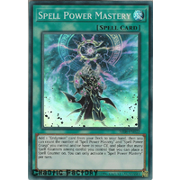 SR08-EN022 Spell Power Mastery Super Rare 1st Edition NM