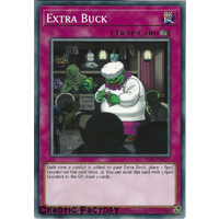 Yugioh SR08-EN037 Extra Buck Common 1st Edition NM