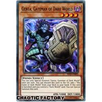 SR13-EN002 Genta, Gateman of Dark World Super Rare 1st Edition NM