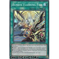 TAMA-EN030 Runick Flashing Fire Super Rare 1st Edition NM
