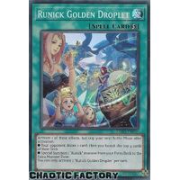 TAMA-EN035 Runick Golden Droplet Super Rare 1st Edition NM