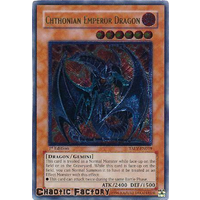Chthonian Emperor Dragon TAEV-EN019 Ultimate Rare 1st Edition NM