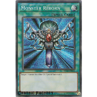 TN19-EN011 Monster Reborn Prismatic Secret Rare Limited Edition NM