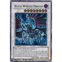 Ultimate Rare - Black-Winged Dragon - TSHD-EN040 1st Edition NM