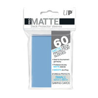 60 Small Pro Matte Light Blue Deck Protector Card Sleeves Ultra Pro Yugioh Vanguard