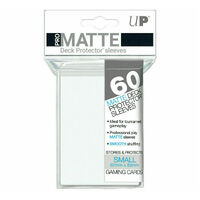 60 Small Pro Matte White Deck Protector Card Sleeves Ultra Pro Yugioh Vanguard
