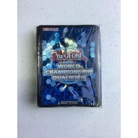 YuGiOh Sleeves World Championship Qualifier WCQ 2019 Blue Honeycomb Sealed