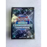 YuGiOh - Black Card Sleeves - World Championship Qualifier - 2022 - Sealed